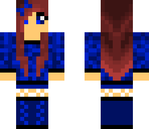 blue girl