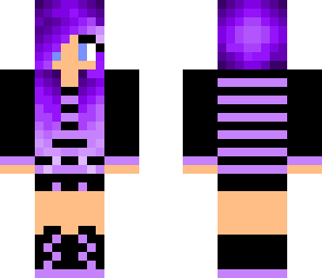 purple enderman girl