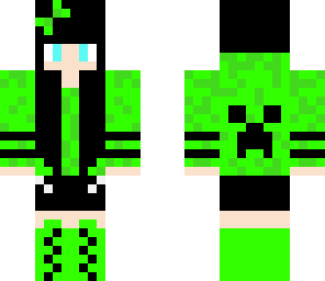 black hair creeper girl