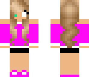 half herobrine girl