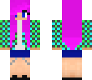 purple hair girl