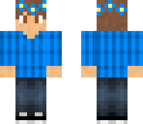 guy with flannel and flower crown