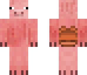 pigman with saddle