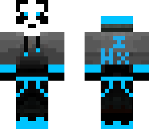 blue panda