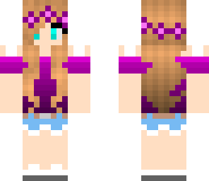 cute purple girl