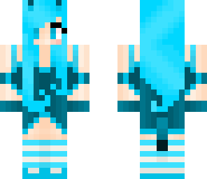 blue girl with headset