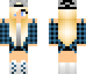 cute blue tomboy