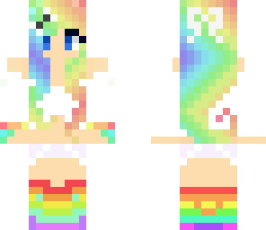 rainbow girl