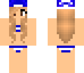 bikini girl blue