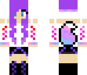 purple rainbow girl