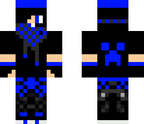 blue emo boy