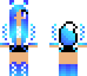 blue wolf girl