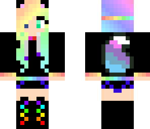 gothic rainbow fox