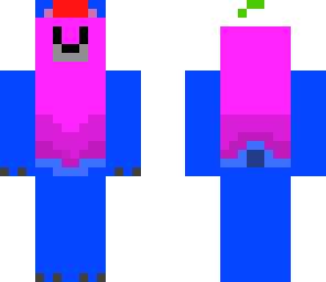 pandaah blue pink and ash hat