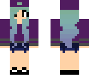 purple pastel tomboy