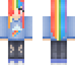 human rainbow dash
