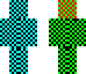 neon checked