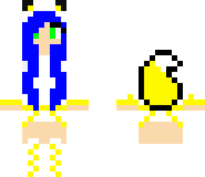  blue hairded panda