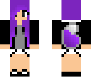 black and purple fox