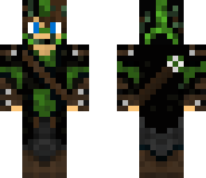 elf archer with hoodie