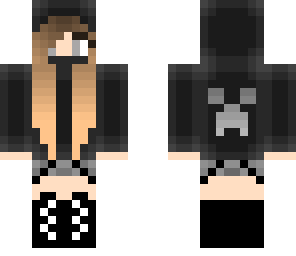 herobrine's girlfriend with eyes
