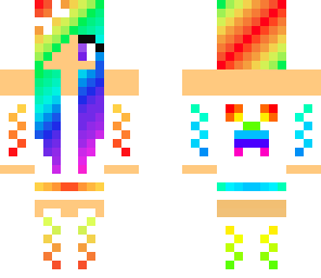 rainbow creeper girl