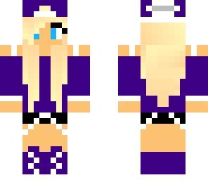 purple skater girl