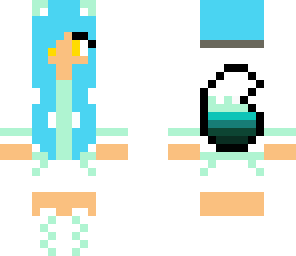 blue wolf girl