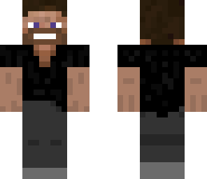 steve with a black shirt and morning beard
