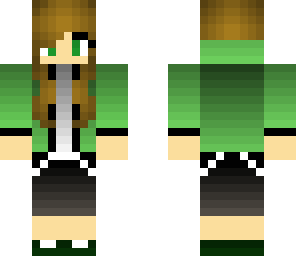 green hoodie