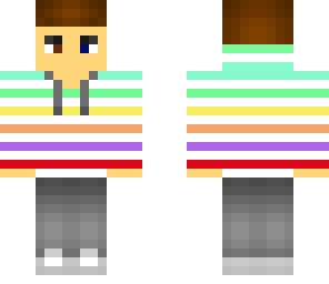rainbow hoodie boy