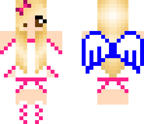 pink angel girl