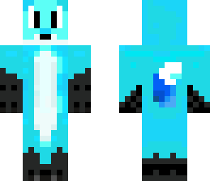 light blue fox