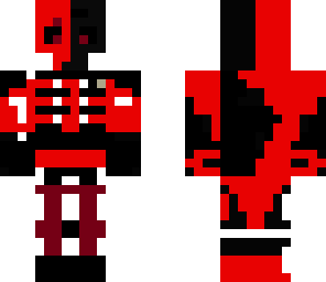 red and black