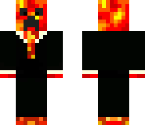 lava creeper in suit
