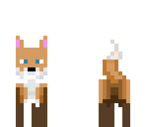 blue-eyed amber fox