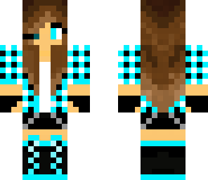 blue gamer girl