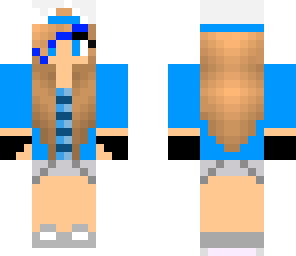 skater girl blue edit