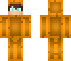 chance in a orange costume
