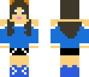 blue girl