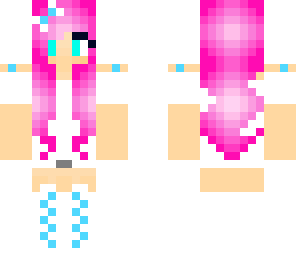 chica sexy con cabello rosa
