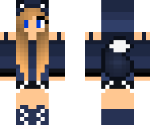 chica lobo azul
