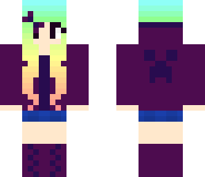 rainbow creeper girl