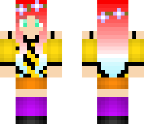 ombre haired tumblr girl skin 