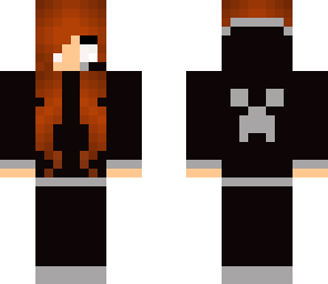 grey and black herobrion girl 