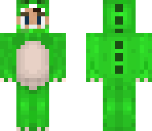 lime green dino onesie