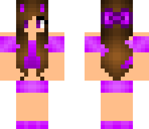 magenta devil girl