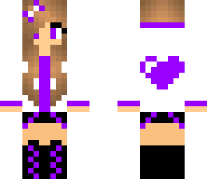 cute purple girl