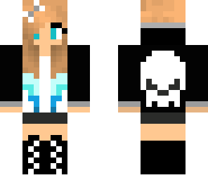 cute skull girl