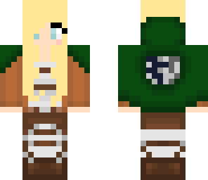 blonde aot girl